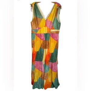 Cato Multicolor Abstract Maxi Dress size L New with tag